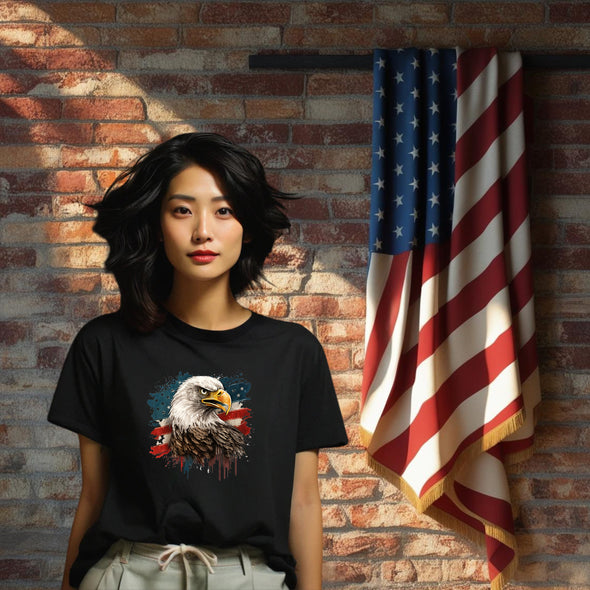 American Flag and Eagle Tee Shirt